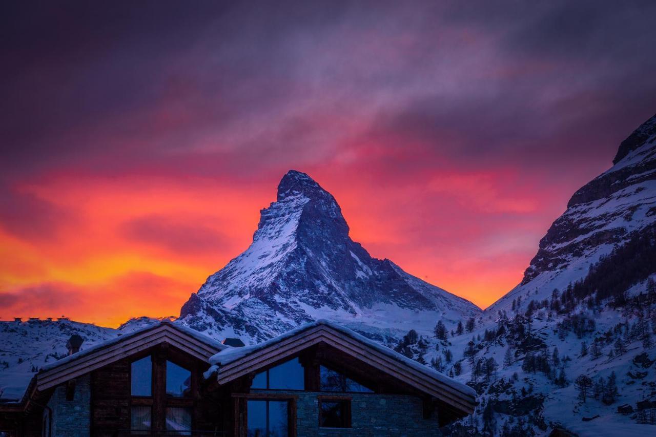 Haus Alpine Appartement Zermatt Buitenkant foto